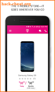 T-Mobile screenshot