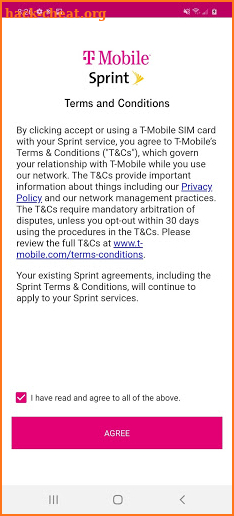 T-Mobile App Experience screenshot