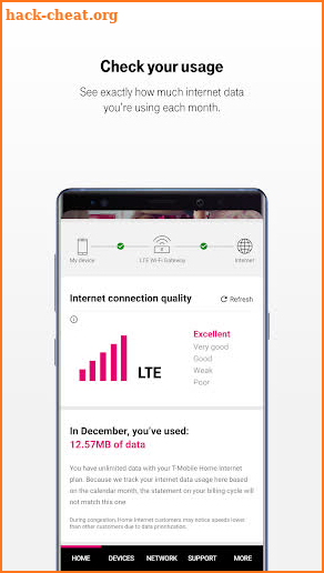 T-Mobile Home Internet screenshot