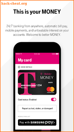 T-Mobile MONEY screenshot