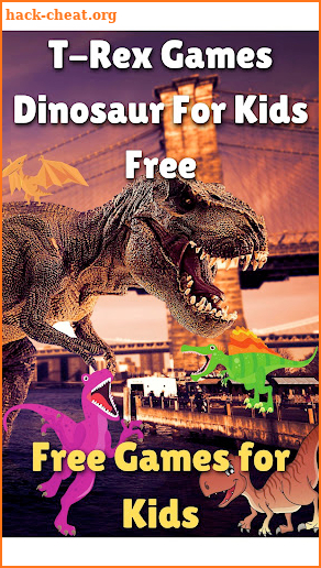 T-Rex Games Dinosaur For Kids screenshot