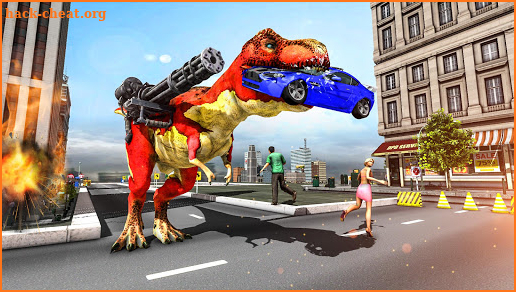 T-Rex Rampage : Dinosaur City Smasher screenshot