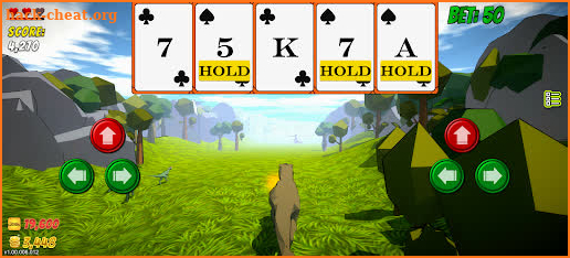 T-Rex Skill Poker screenshot