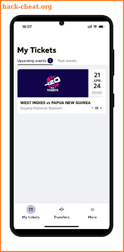 T20WC Tickets screenshot