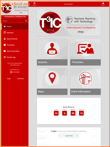 T3IC 2019 screenshot