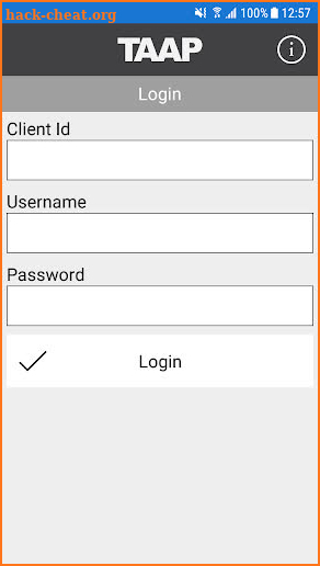 TAAP Forms screenshot