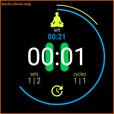 Tabata timer for Wear OS screenshot
