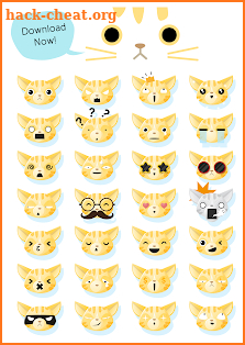 Tabby Cat Stickers for Gboard screenshot