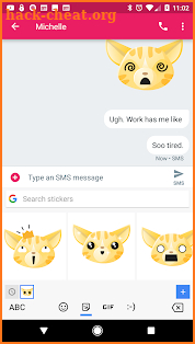 Tabby Cat Stickers for Gboard screenshot