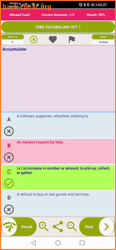 TABE Practice Test Questions for Adult Assessment screenshot
