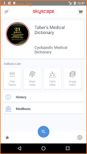Taber's Cyclopedic (Medical) Dictionary 23rd Ed. screenshot