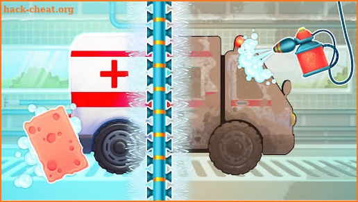 Tabi car games: wash & puzzle screenshot