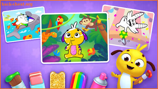 Tabi coloring games for kids screenshot