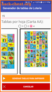 Tablas de Lotería MX screenshot
