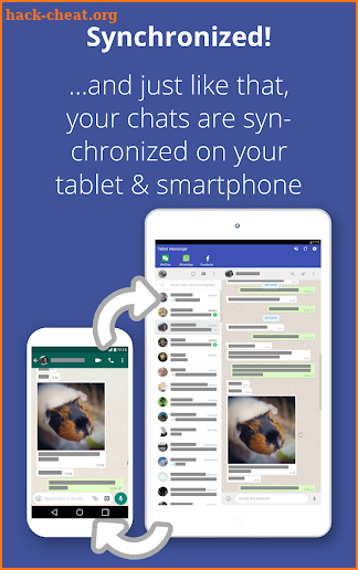 Tablet Messenger screenshot