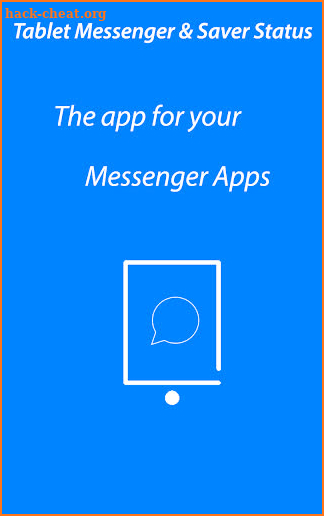 Tablet Messenger for WhatsApp & Saver Status screenshot