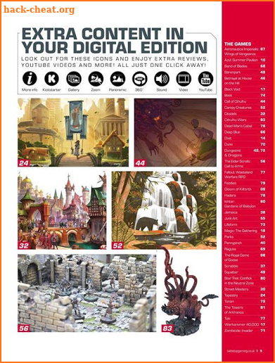 Tabletop Gaming Magazine screenshot