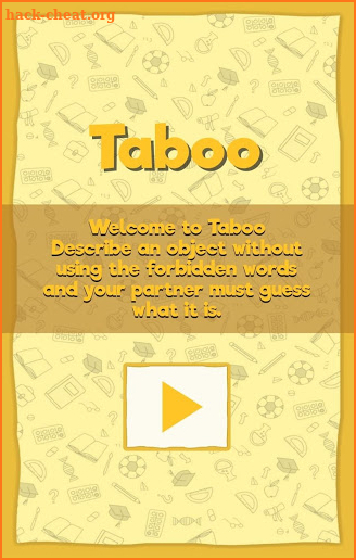 Taboo: forbidden words screenshot