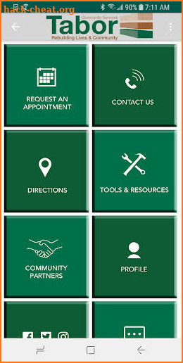 Tabor Community Services screenshot
