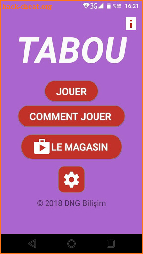 TABOU-JEU DE MOTS screenshot