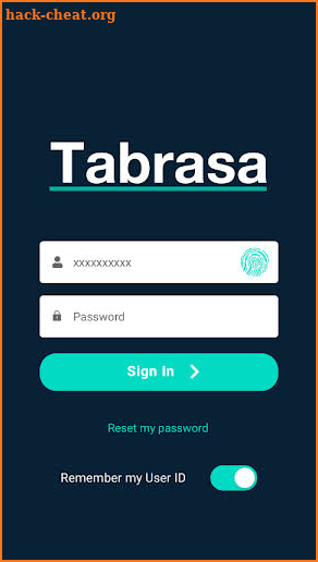 Tabrasa Mobile screenshot