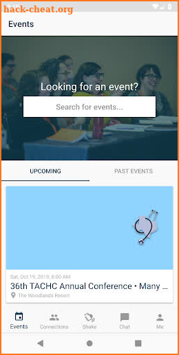 TACHC Events screenshot