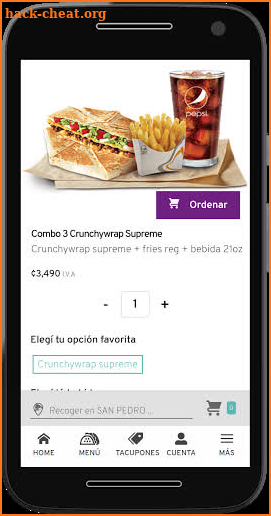 Taco Bell CR screenshot