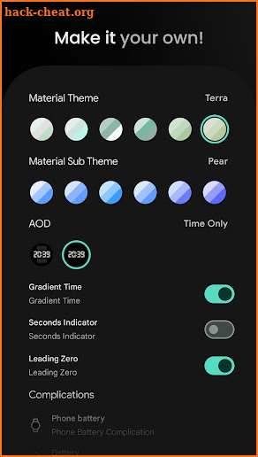 TACT 5 Watch Face screenshot
