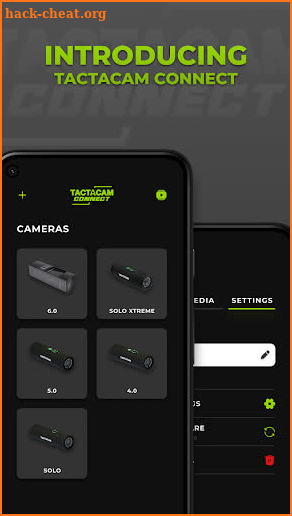 Tactacam Connect screenshot