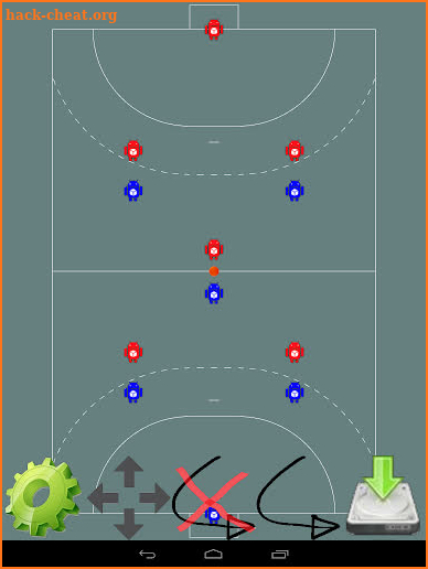 Tactic Board Indoor Hockey screenshot