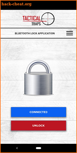 Tactical Traps Bluetooth Lock screenshot