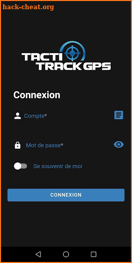 TactiTrack GPS screenshot