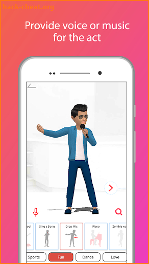 TaDa Time - Augmented Reality Messenger, 3D Avatar screenshot