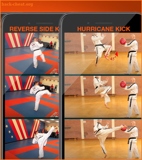 Taekwondo training fitness screenshot