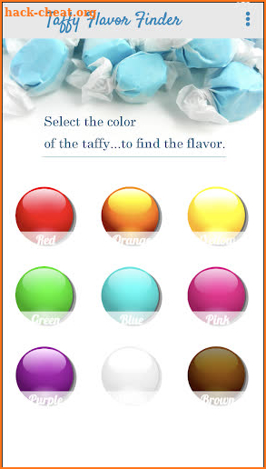 Taffy Flavor Finder screenshot