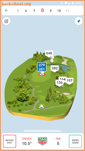 TAG Heuer Golf screenshot