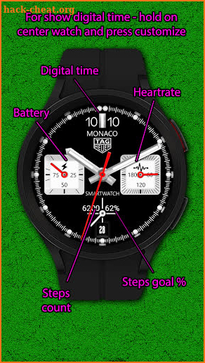 TAG HEUER Watch Face screenshot