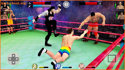 Tag team wrestling 2019: Cage death fighting Stars screenshot