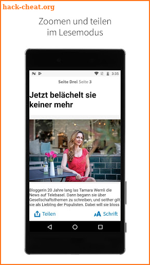 Tages-Anzeiger E-Paper screenshot
