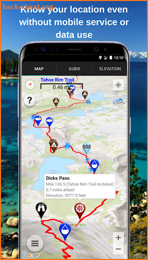 Tahoe Rim Trail Guide screenshot
