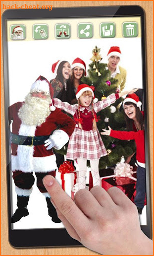 Take a picture with Santa screenshot