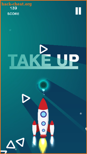 Takeup - Rocket league to reach space station screenshot