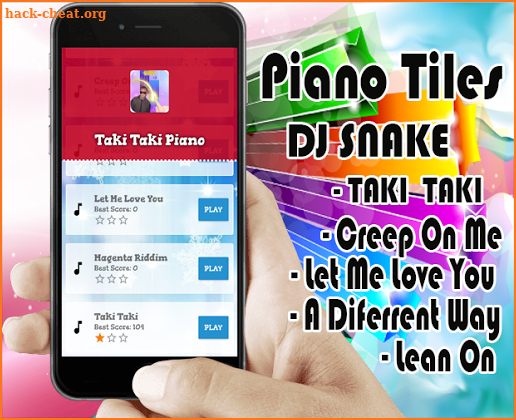 Taki Taki Dj Snake Piano Tiles screenshot