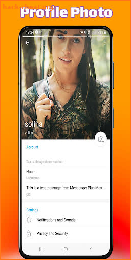 Tala plus Messenger screenshot