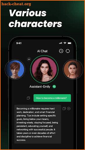 Talent AI Chat screenshot
