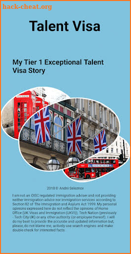 Talent Visa screenshot