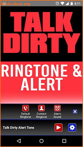 Talk Dirty Ringtone and Alert screenshot