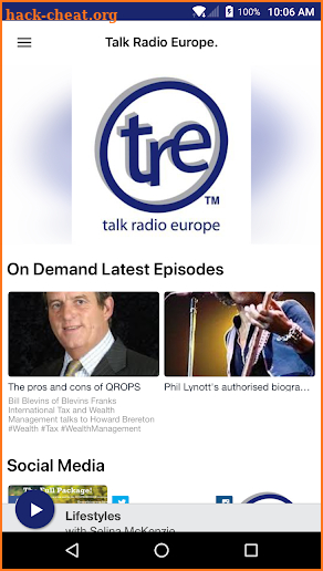 Talk Radio Europe screenshot