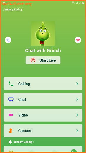 Talk To Grinchs - Grinch Calling video simulator screenshot