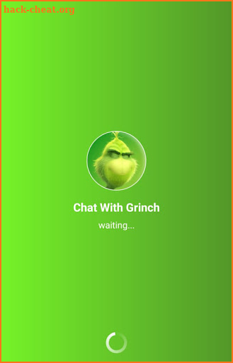 Talk To Grinchs : Grinch Fake Video Call simulator screenshot
